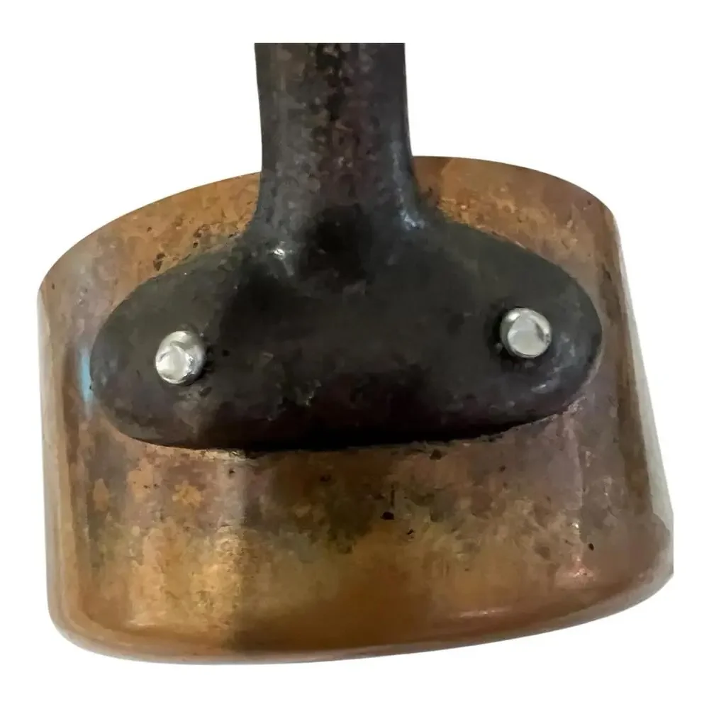 Vintage French Copper hammered Pan made in france 2.3kg 2908246 Stamped Engraved